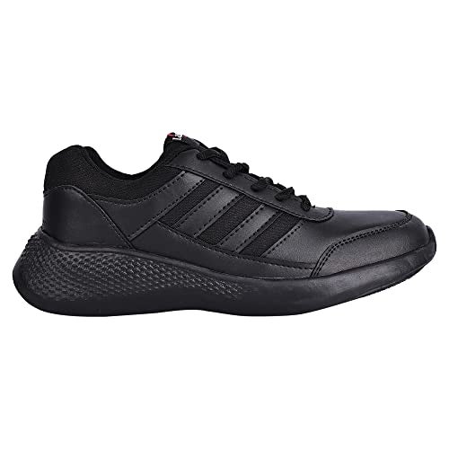 Lancer Kids Gola-L-PREMBLK Black Premium School Shoes - Image 2
