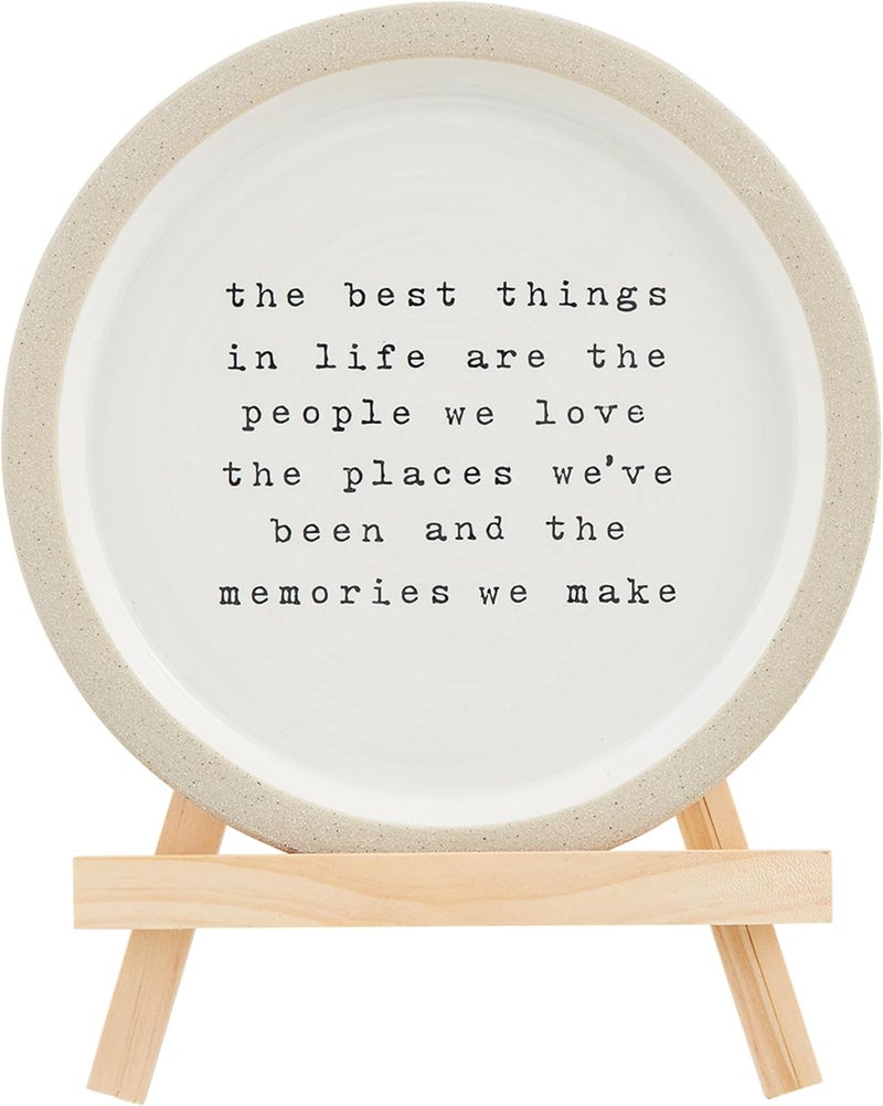 mud pie طبق مَد بَي الأفضل مع حامل 9 × 7