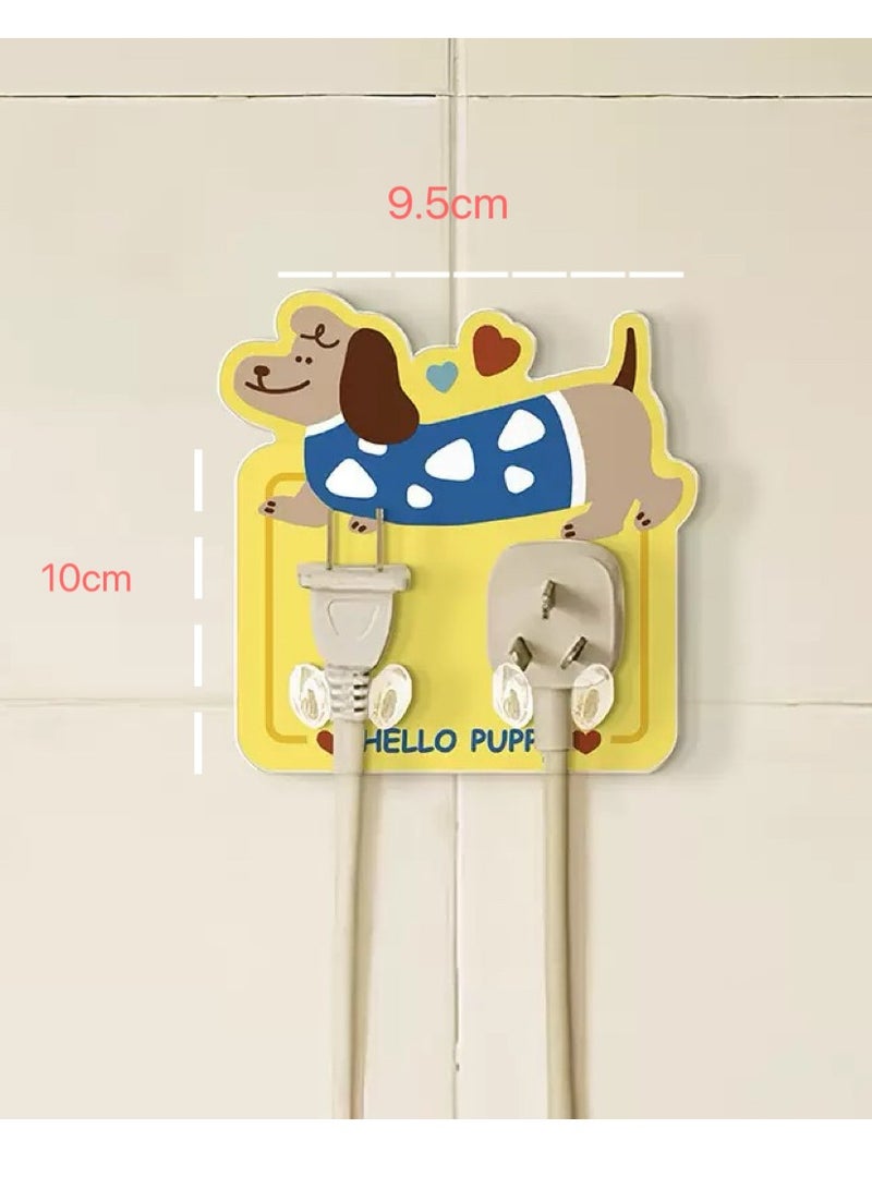 Sticky hooks, which can be used to hang the plugs of kitchen appliances, each can hold two hooks. They have a unique shape and are very cute. They can be used in the kitchen or the bathroom. - Image 2