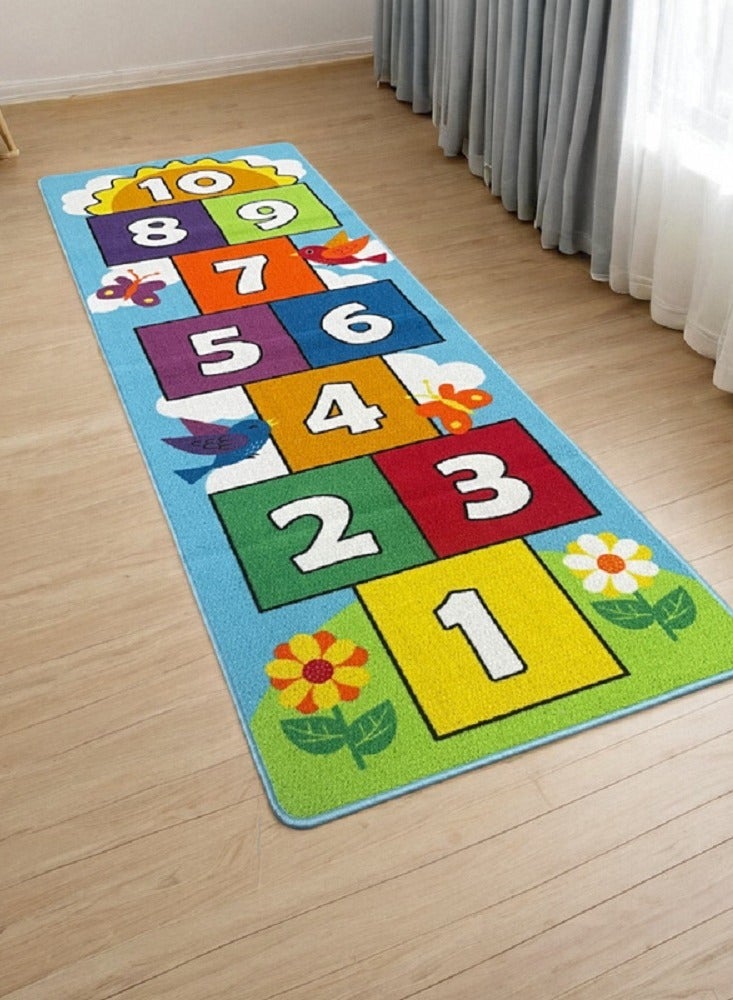 Kids Play Area Rug Carpet Educational Learning Game Area Rug Carpet For Bedroom Playroom Daycare Nursery Preschoo  - Image 1