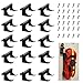 WFCYX 15 Pcs Wall Mount Fit for Any Lego Speed Champions Sets Wall Bracket for Lego Speed of Champions Brick Cars with a Base for The PilotFigure Display Collectible Cars by Wheels on Wall Black - Image 3