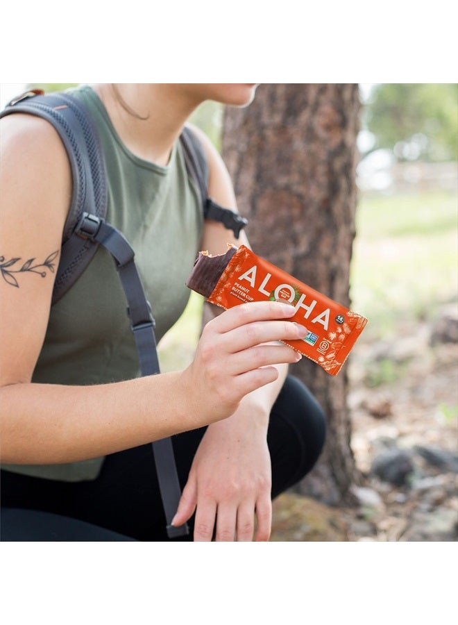 ALOHA Organic Plant Based Protein Bars - Peanut Butter Cup Bar - Vegan, Low Sugar, Gluten-Free, Paleo, Low Carb, Non-GMO, No Stevia, No Erythritol  - Image 4