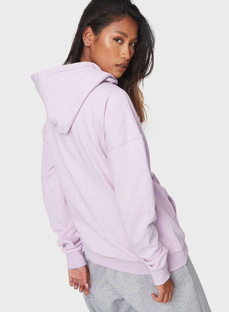 Missguided Oversized Knitted Hoodie