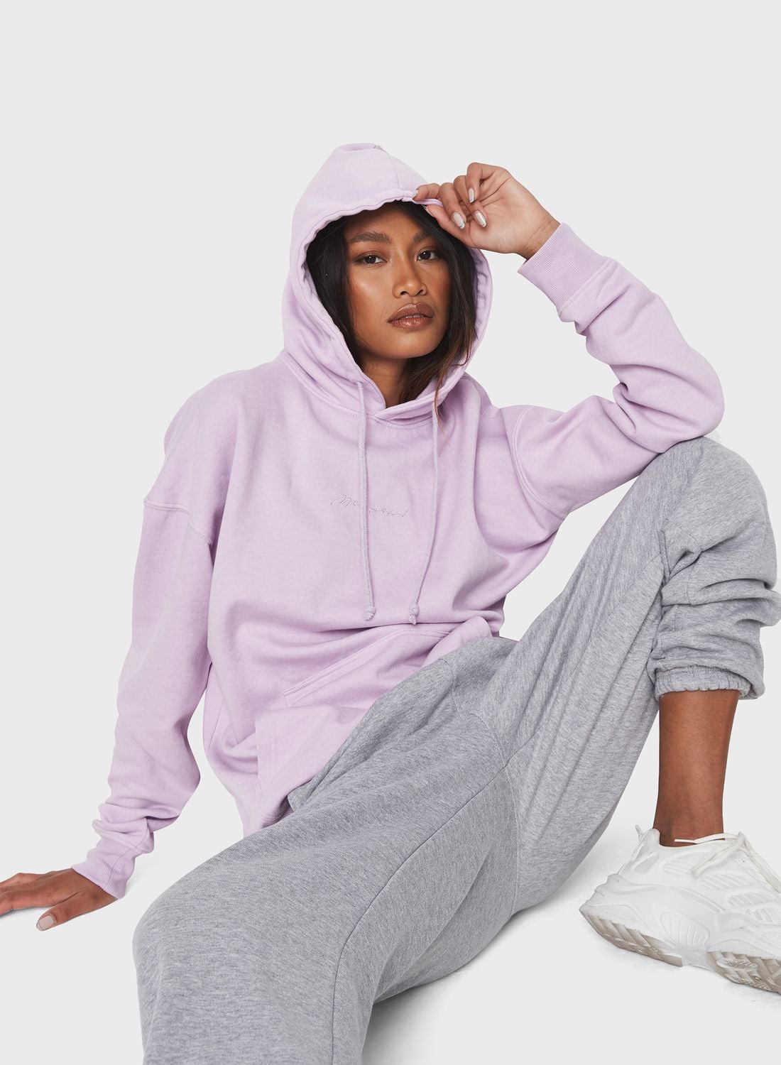 Missguided Oversized Knitted Hoodie for Women | Best Price UAE