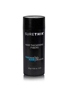 SureThik Hair Fibers For Thinning Hair Building Hair Fibers To Conceal Thinning Hair Instantly Fuller Looking Hair For Men & Women Dark Brown 30G  - Image 1