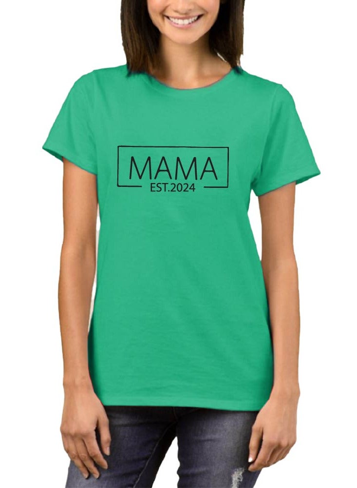 PRINTSHOP4ME Mother’s Day Mama Printed T-Shirt - T-Shirt Gift from Kid’s Daughter Son - Best Mother's Day Tshirt - Great Gift for Moms - Gift for Mother's Day - Image 1