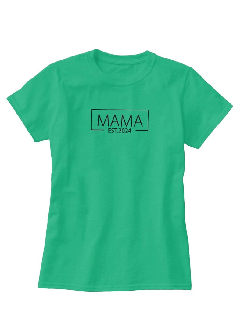 PRINTSHOP4ME Mother’s Day Mama Printed T-Shirt - T-Shirt Gift from Kid’s Daughter Son - Best Mother's Day Tshirt - Great Gift for Moms - Gift for Mother's Day - Image 3
