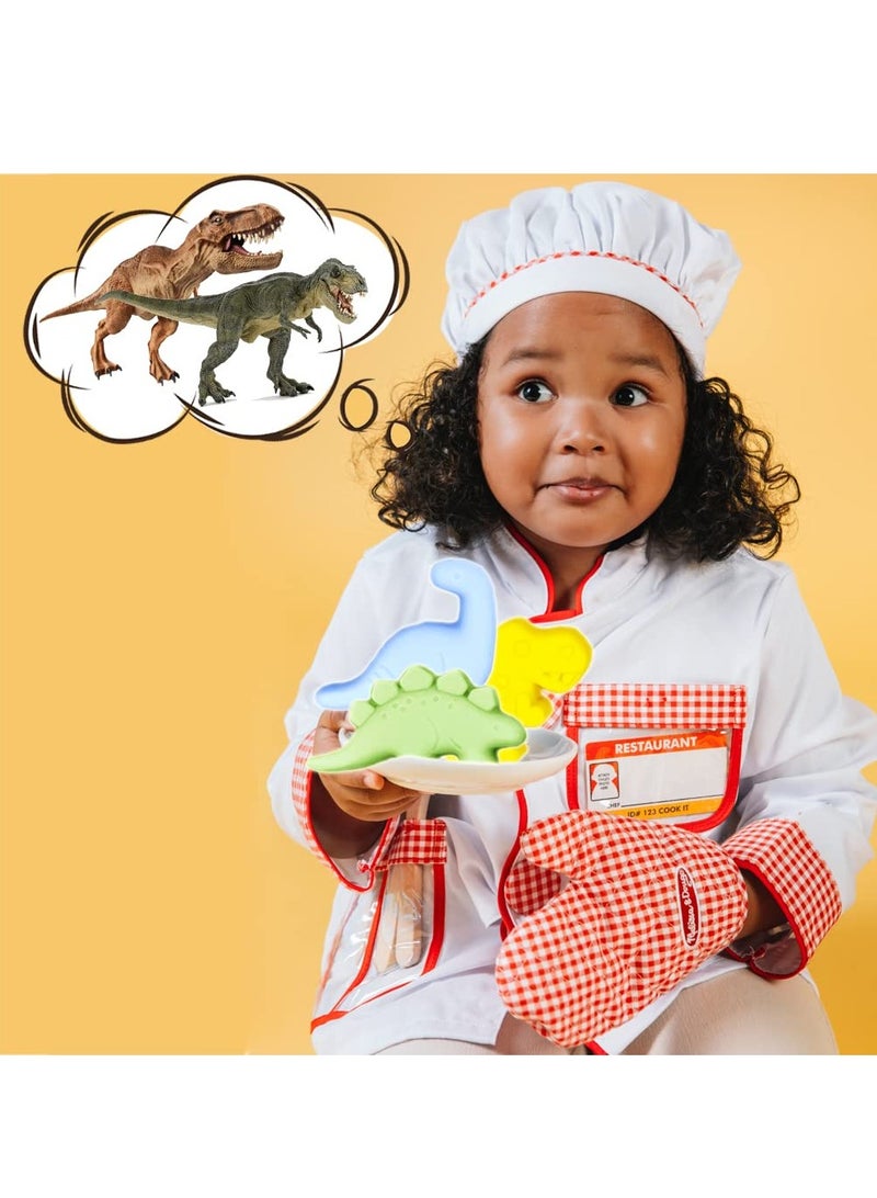 SYOSI Silicone Cake Molds Cute Dinosaur Kid's Cartoon Dino Chocolate Gummy Mold Tray Candy Fondant Mould Cake Baking Decorating Tools DIY Handmade Soap for Cupcake Decor - Image 2