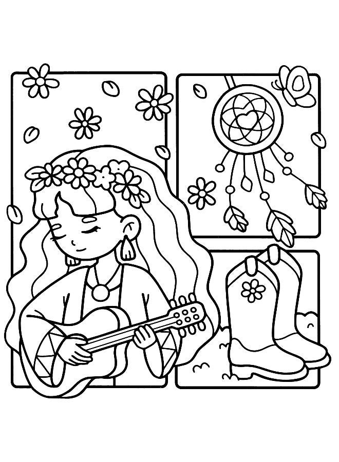 Bincoo Cute & Comfy Coloring Book Set - Girl Spaces, Cozy Times - Thick Paper, Single-Page Design, Stress Relief for Adults & Kids - Perfect Creative Gift for Artists & Families (2 Books, 40 Pages Each) - Image 5