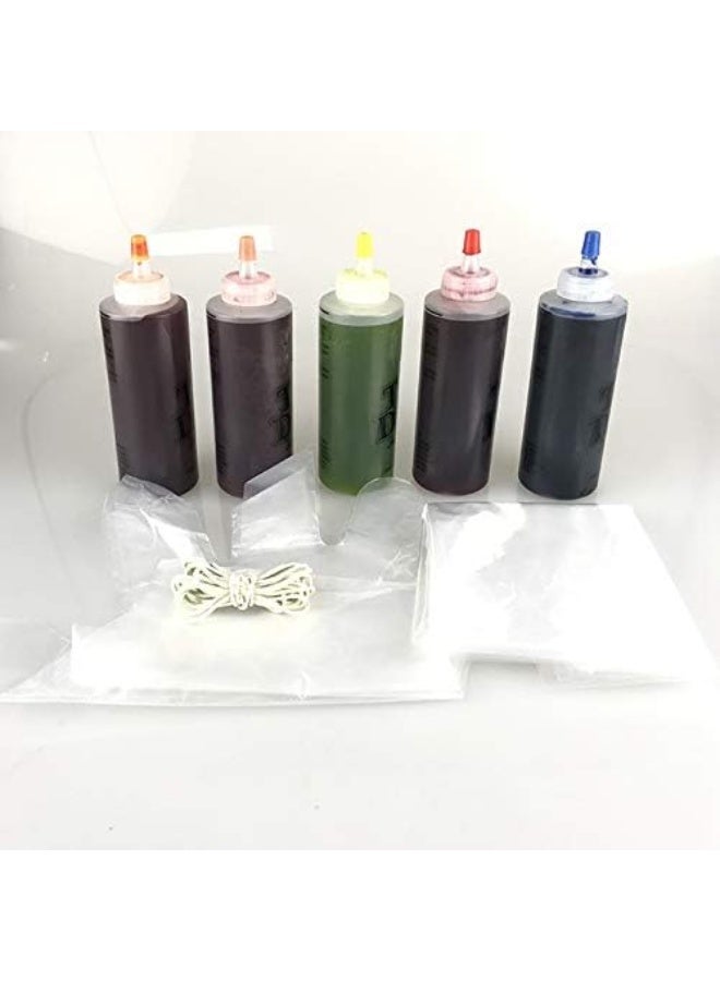 بريميفي مجموعة صباغة تاي داي من بريميفاي مكونة من 15 لون مع القفازات وأغطية المائدة - ألوان صباغة النسيج للأطفال والكبار والملابس والقمصان والحقائب والفساتين والقبعات والجوارب والقلنسوة | مجموعات الفنون - Image 2