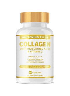 Collagen skin whitening collagen pills vitamin c ,60 Tablets 