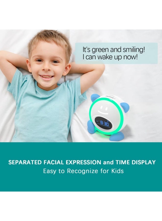 Ru syanl OK to Wake Clock for Kids - Sleep Training Clock with Night Light and Sound Machine, Kids Alarm Clock for Bedrooms  - Image 3