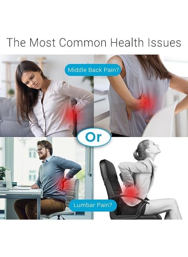Memory foam seat cushion and back support set to relieve back and coccyx pain and improve posture for chairs, offices, and homes. - Image 3