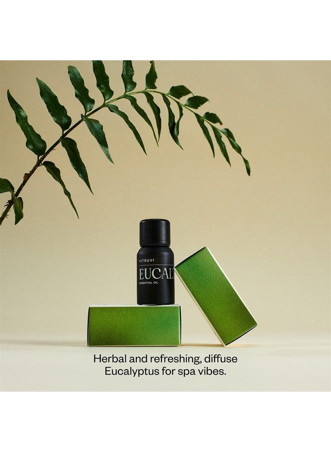 Vitruvi Eucalyptus, 100% Pure Premium Essential Oil (0.3 fl.oz) - Image 2
