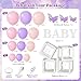 SNLN Butterfly Baby Shower Decorations for Girl Pink Purple Balloon Arch Kit Baby Boxes with Letter A Little Butterfly is on Her Way Baby Shower Decoration for Girl Birthday Birthday Party Supplies - Image 4