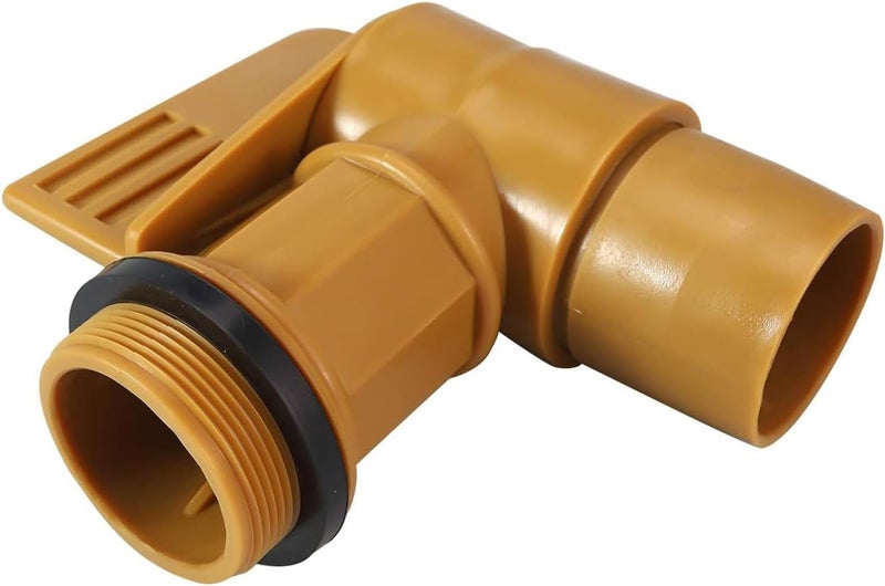 MUGLIO 4Pcs Drum Tap Polyethylene Drum Faucet Plastic Spigot 2" Barrel Faucet Replacement Tap for 30 & 55 Gallon Drum by - Image 3
