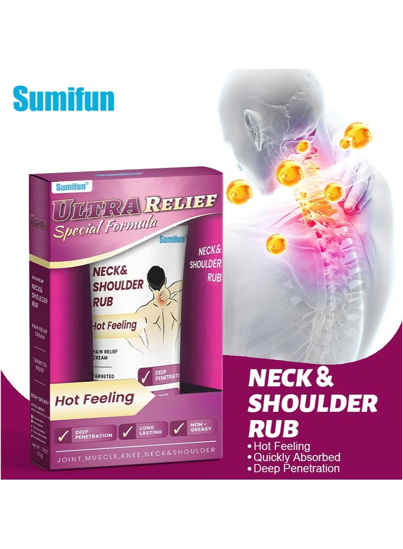 سوميفون كريم للعناية بمفاصل الرقبة والكتف، يخفف آلام الرقبة وعدم الراحة، مستخلص نباتي طبيعي 50 جرام - Image 1