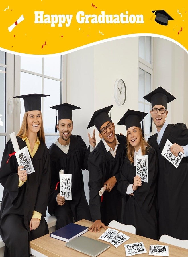 Kolldenn 200 Pcs 2026 Graduation Cookie Bags Bulk Self Adhesive Kraft Paper Food Safe & Oilproof Grad One Smart Cookie Gift Bags for Grad Party,Bakery,Coffee Beans,Snacks(White - Image 4