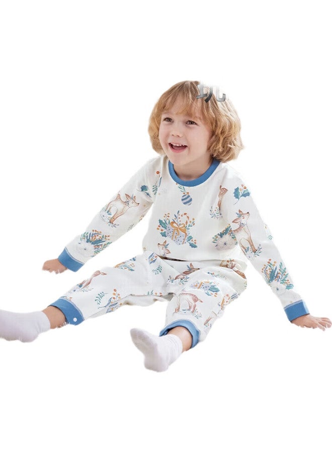 Beptides Children'S Onesie Pajamas, Baby Anti-Cold Spring And Autumn Style, Pure Cotton New Home Wear, Boys And Girls Sleeping Bag - Image 3