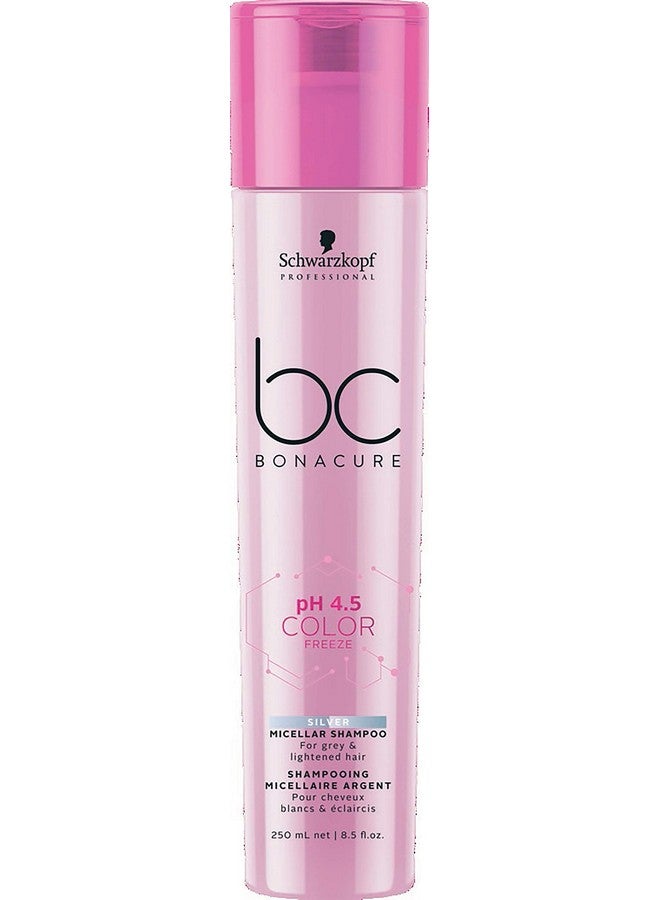 Schwarzkopf Bc Bonacure Ph 4.5 Color Freeze Silver Micellar Shampoo 8.5 Ounce / 250 Milliliters - Image 1