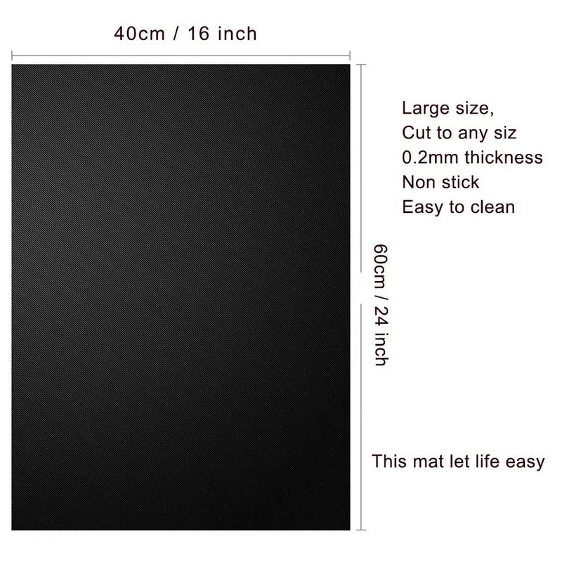 LokiLux 2 Pack Oven Liner Mat + 2 Oven Rack Edge Protector Guard,Heavy Duty&Non Stick Oven Liners For Electric Grill Gas-Keep Oven Clean,Silicone Oven Rack Shields-Protect Hands Against Burns And Scars,Black - Image 2