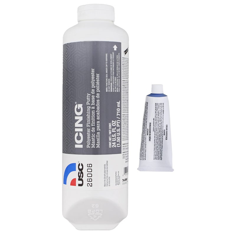 USC 26006 Icing 24 oz tube - Glazing & Finishing Filler Putty - Image 5