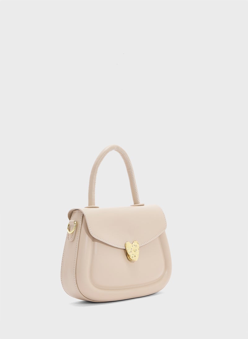 Ginger Heart Closure Satchel Bag  - Image 3