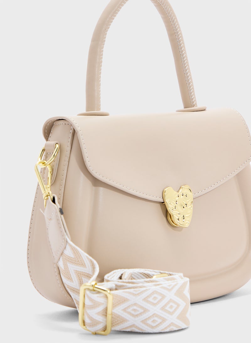 Ginger Heart Closure Satchel Bag  - Image 4