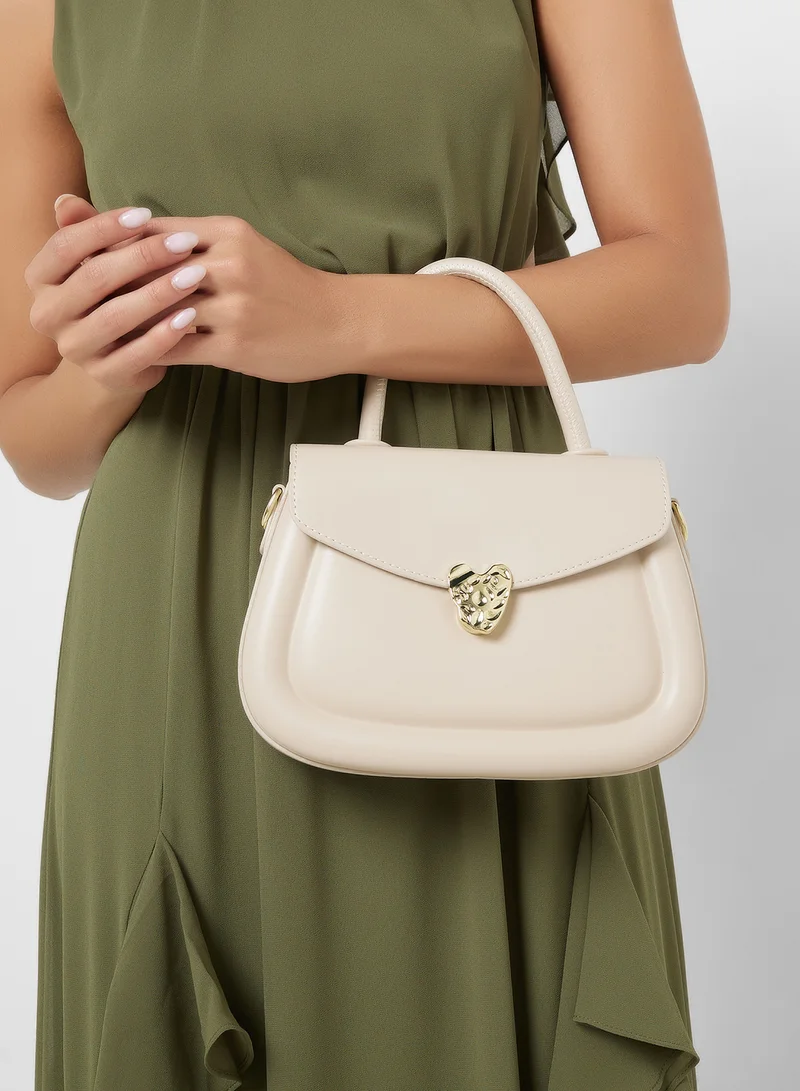 Ginger Heart Closure Satchel Bag