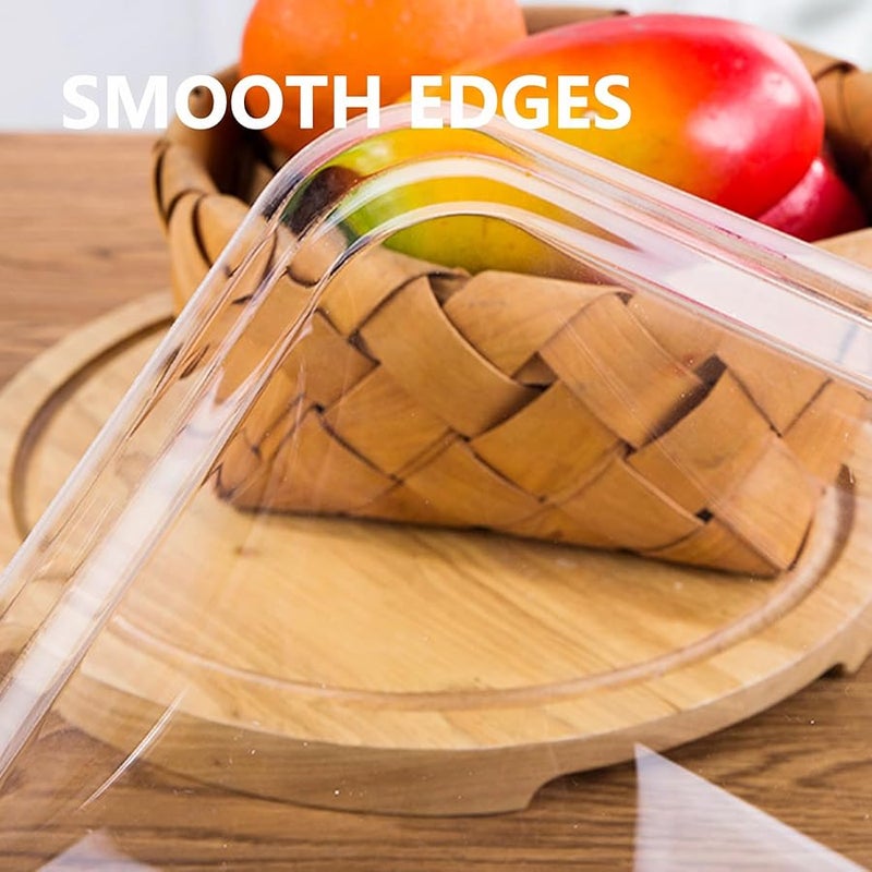 غطاء طعام قبة كيك بلاستيكي مستطيل للمنزل والمطعم والمخبز والفندق - Image 5