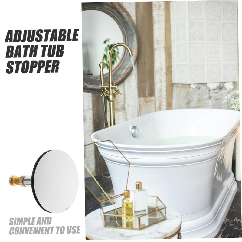 Adjustable Bathtub Plug Drain Cover Kitchen Bathroom Prevent Debris Fit Various Modern Design Stainless Steel - Image 4