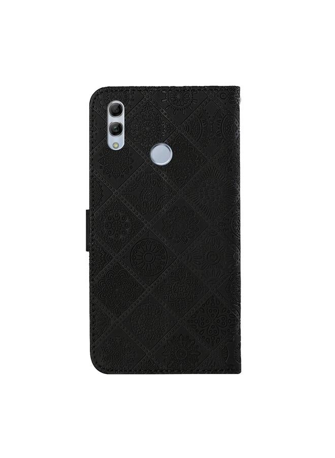 erorex Case For Huawei Honor 8X Ethnic Style Embossed Pattern Horizontal Flip Leather Case with Holder & Card Slots & Wallet & Lanyard - Image 3