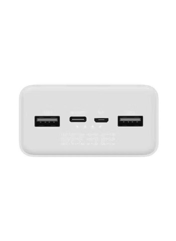 JAJEEK مي باور بانك 3 30000 مللي أمبير PB3018ZM – 3 منافذ USB، نوع C، شحن سريع 18 واط، باور بانك محمول من شاومي، شاحن بطارية خارجي للهواتف، الأجهزة اللوحية، اللابتوبات - Image 3