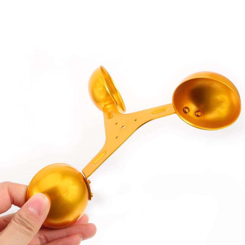 Aluminum Alloy Anemometer With Three Wind Cups 200mm Diameter Yellow Sensor Accessory - Image 5