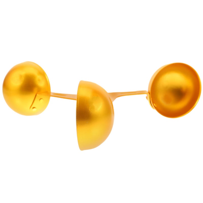 Aluminum Alloy Anemometer With Three Wind Cups 200mm Diameter Yellow Sensor Accessory - Image 2