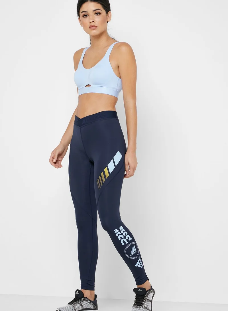 Adidas Alphaskin Moto Tights
