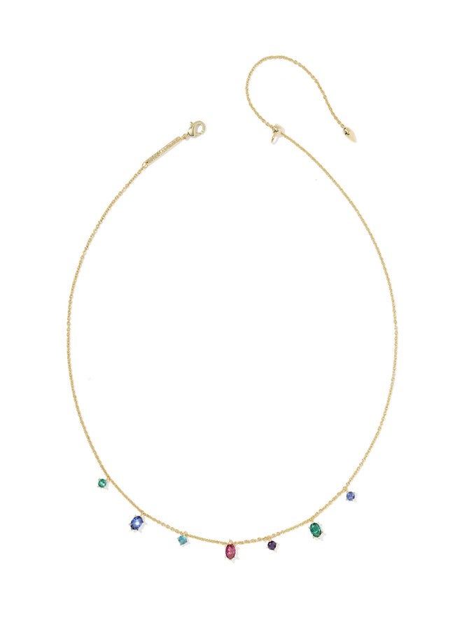 Kendra Scott Cailin Delicate Strand Necklace, Multi Mix, 14k Gold-Plated Brass, Fashion Jewelry for Women - Image 2