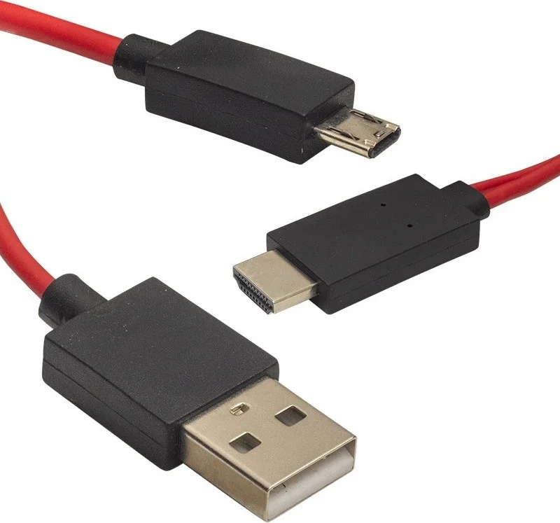 AYT Powermaster Hc-18 Mhl Kit Samsung S5 HDMI TV Connection Cable