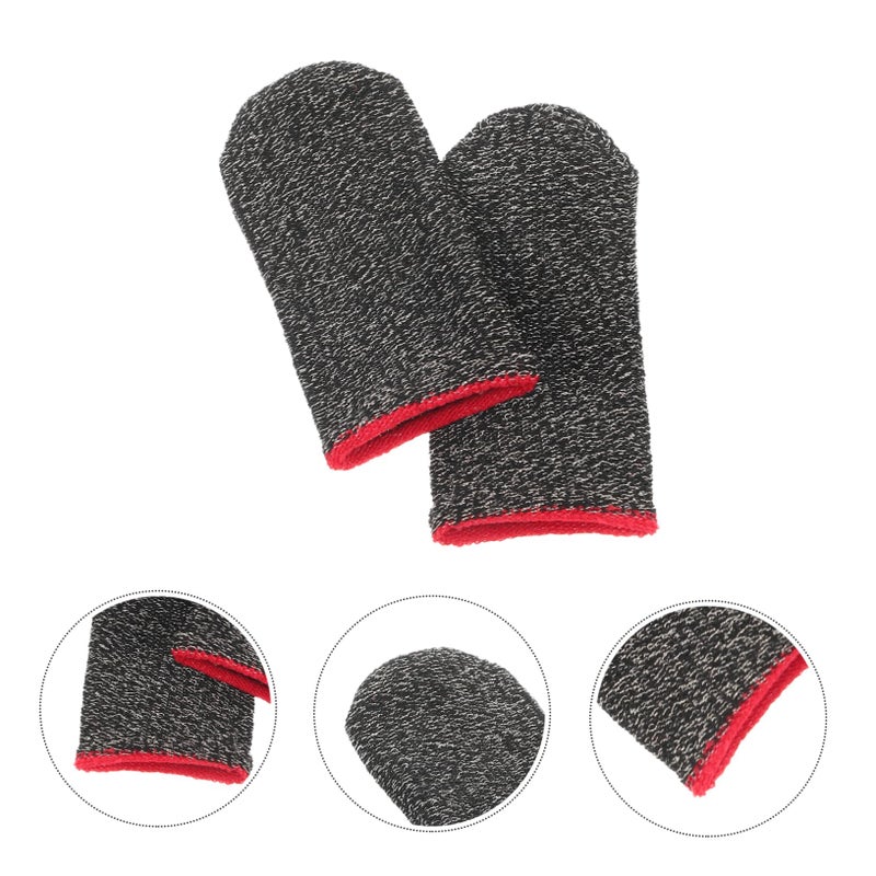 10Pcs Ultra Thin Gaming Finger Sleeves Breathable Sweat Proof Mobile Game Protectors - Image 5