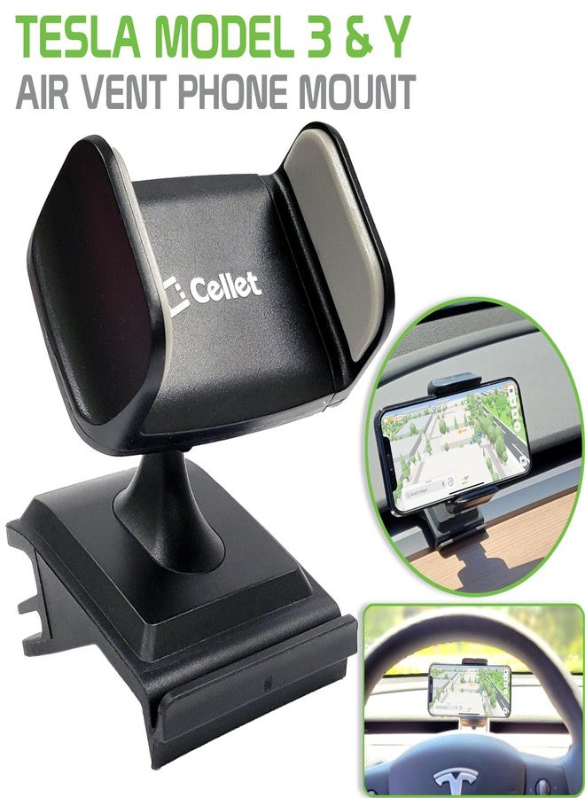 Cellet Tesla Model Y & Model 3 Phone Mount, Phone Holder Compatible for Tesla Model 3 & Tesla Y - Image 2