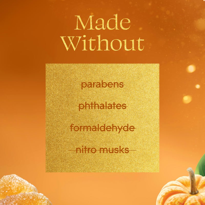 Glade 3-Wick Scented Candle Jar, Pumpkin & Ginger, Air Freshener Infused with Essential Oils, 6.8 Oz, 3 Count - Image 4