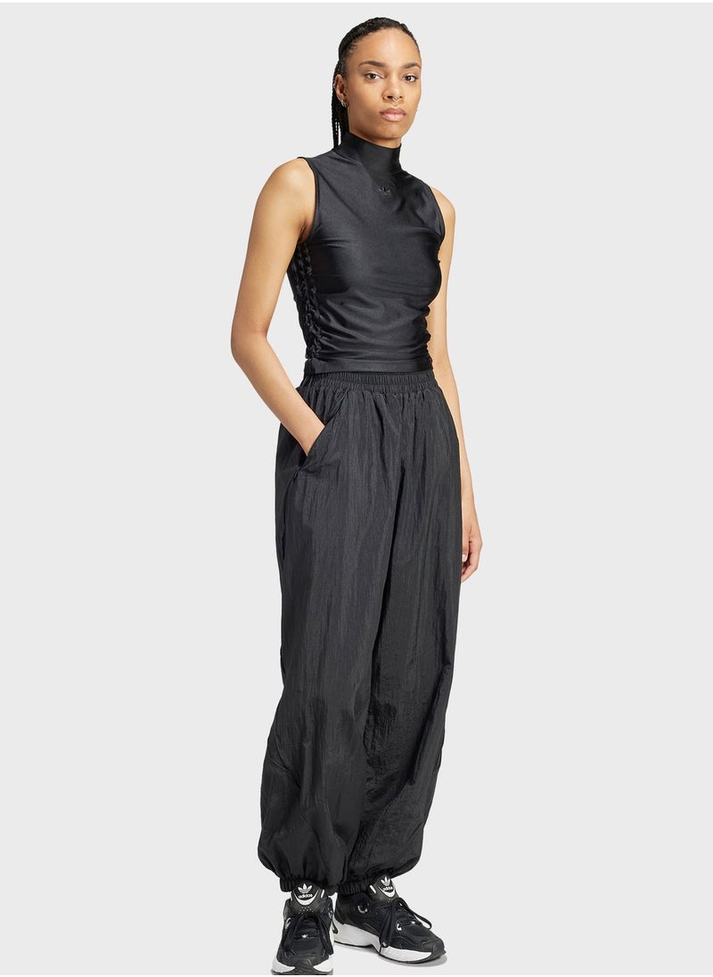 adidas Originals Ruched 3 Stripe Cropped Top  - Image 5