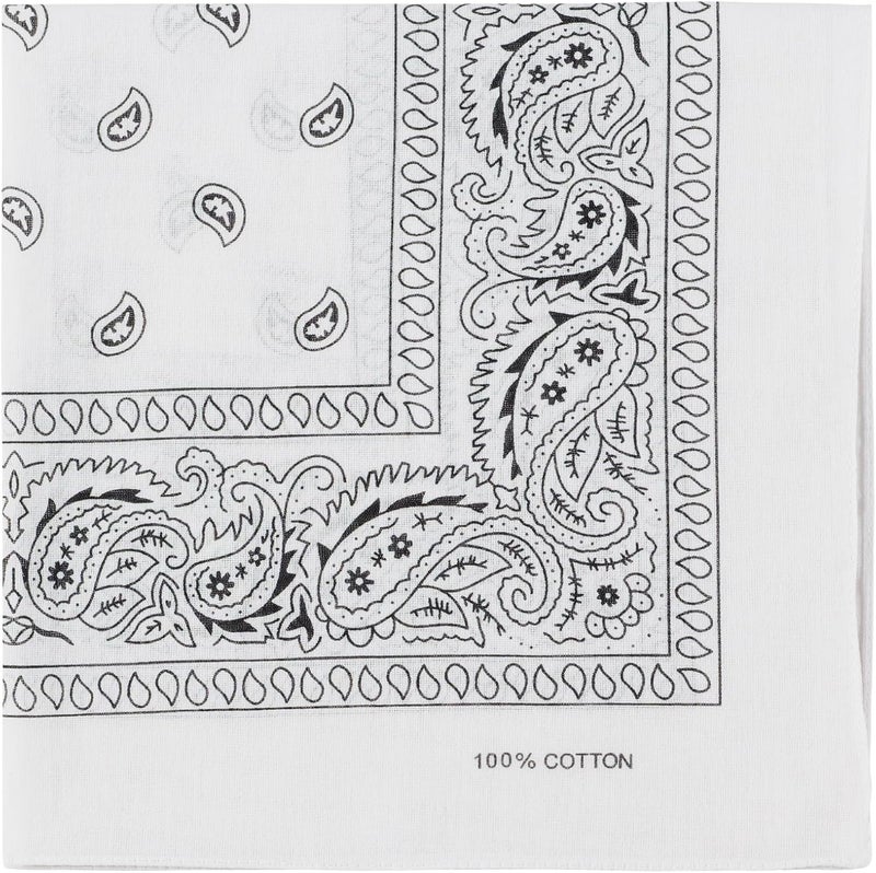 ComboCube 12 Pack(one Dozen) Multi-Purpose Cotton Paisley Cowboy Bandanas Headband for Men and Women - Image 3