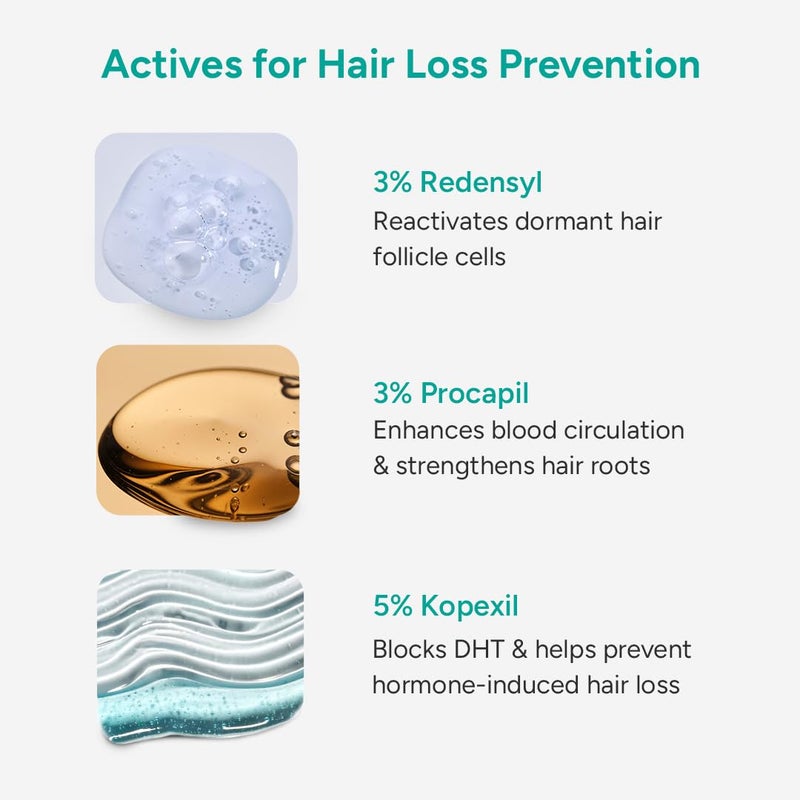 Arata Hair Growth Serum Concentrate with 3 Redensyl 3 Procapil 5 Kopexil Caffeine and Rice Water No Minoxidil Supports Hair Growth Helps Reduce Hairfall Serum For Women and Men 30 ML - Image 5