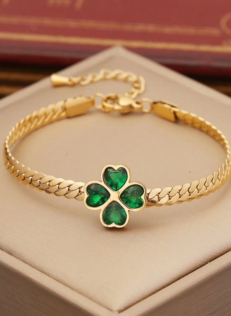 JewelryPalace Gold Plated Stainless Steel Women's Necklace and Bracelets And Earrings Accessories Set - Image 3