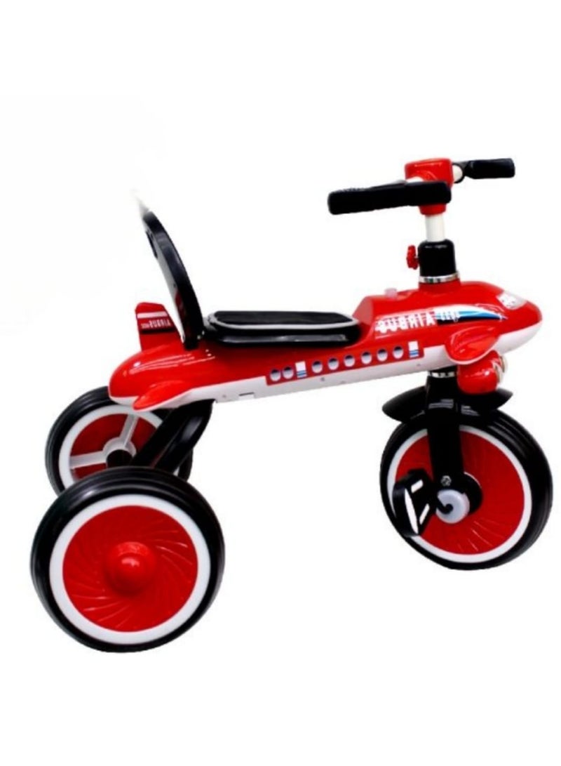 Rally Kids Tricycle Airplane Smart Ride On High Back | Kids Tricycle | Kids Ride On for 2-5 Year Olds Boy & Girl Red - Image 3