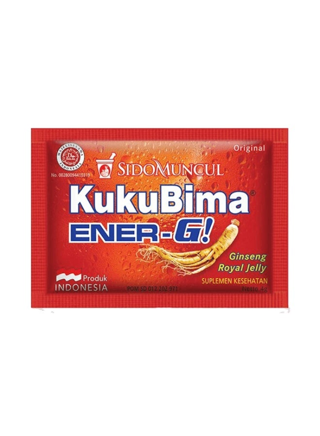 Sido Muncul Kukubima Ener-G Original Energy Supplement Powder Sachets, 4.5g, Pack of 6 - Image 2