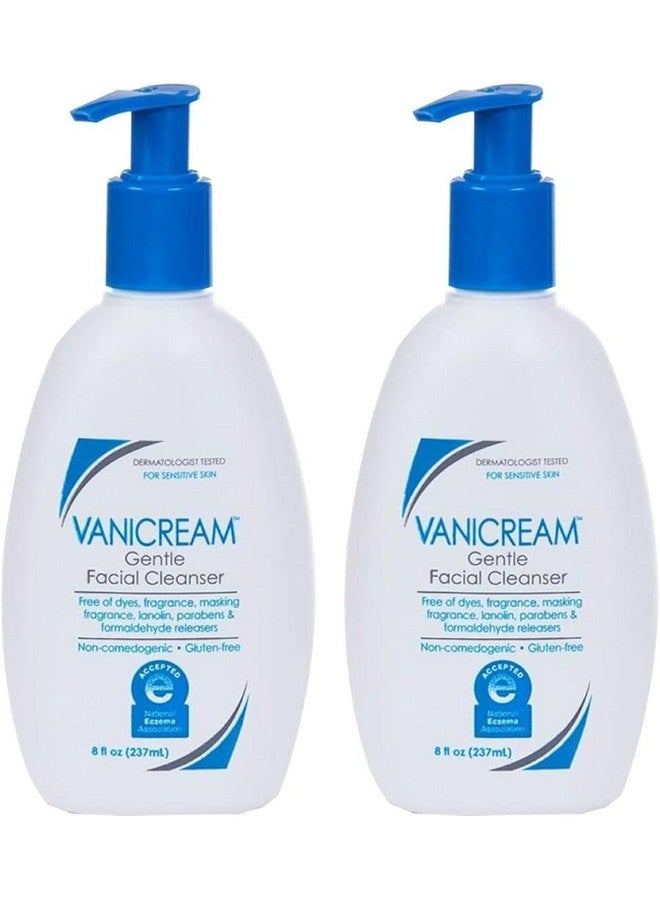Vanicream Gentle Facial Cleanser, 8 Fl Oz (Pack of 2) - Image 1