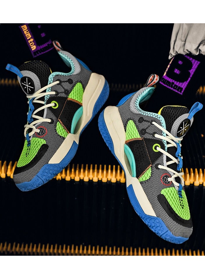 KUYING - New Basketball Shoe Leather Waterproof High Top ShoeNew Hollow Out Cut Men's And Women's Sports Shoes - Image 1
