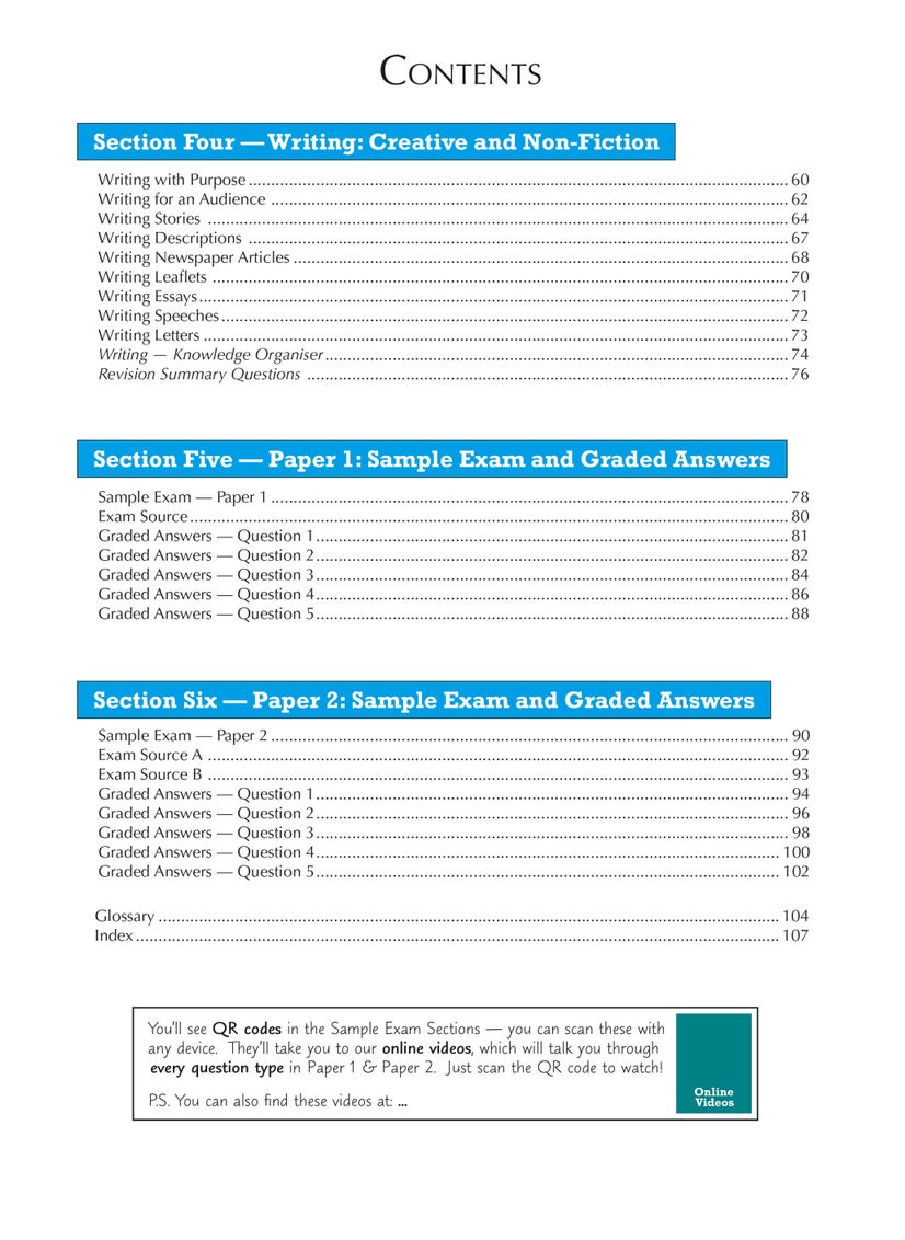 null - GCSE English Language AQA Revision Guide - includes Online Edition and Videos - Image 1